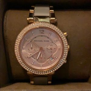 Michael kors rose gold watch!